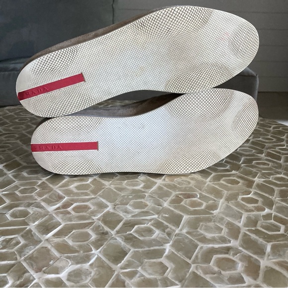 Prada Sport Men's Suede Slip-On Sneakers (11) - Picture 7 of 12